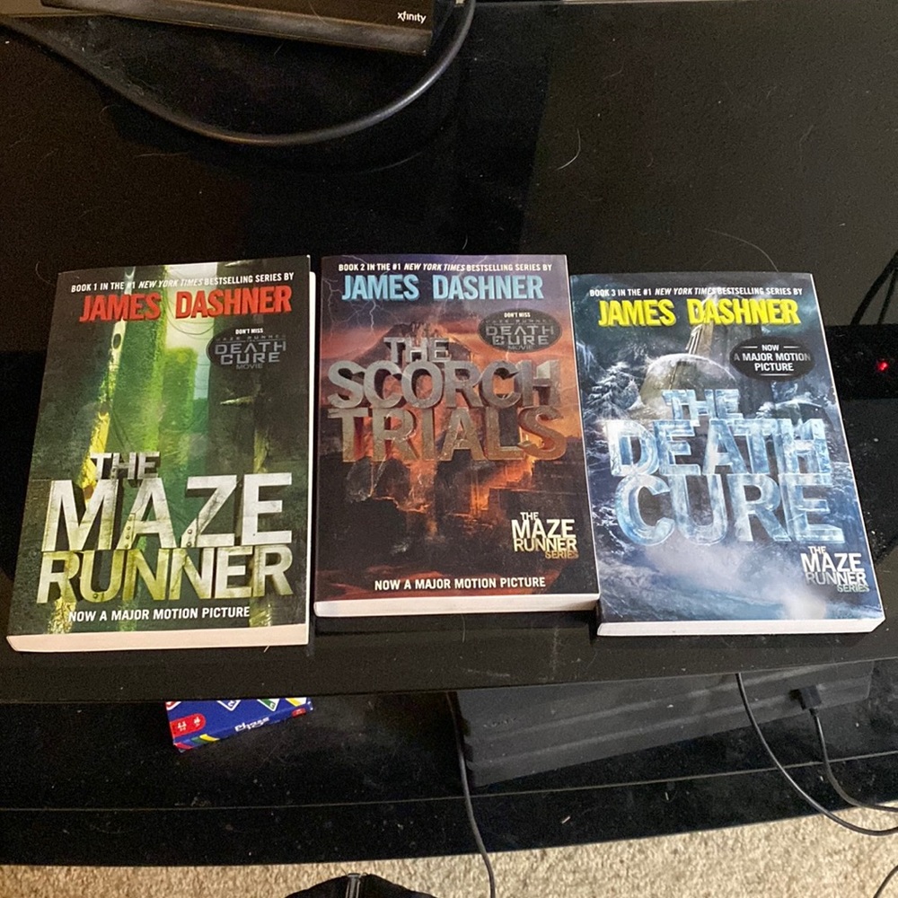 Maze runner 3 books